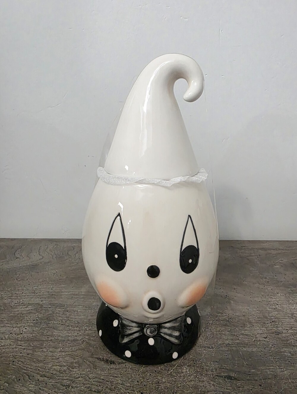 Johanna Parker Gus Ghost Cookie Jar Halloween Decor New